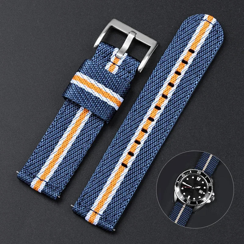 チューダーウォッチ用クイックリリースナイロンストラップ、オメ - Suede Strap Watch のレビューと価格