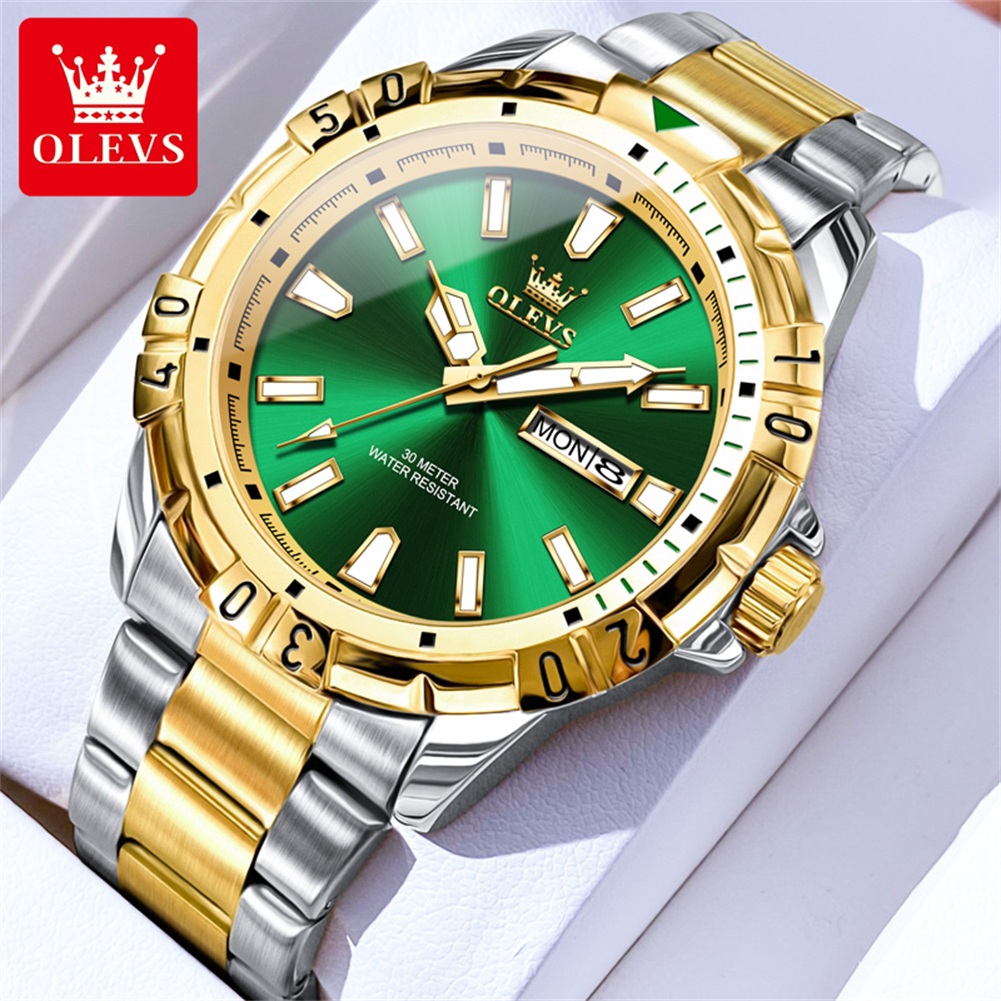 OLEVS 5560 トップブランド クォーツ腕時計 メンズ - Rolex Watch Datejust のレビューと価格