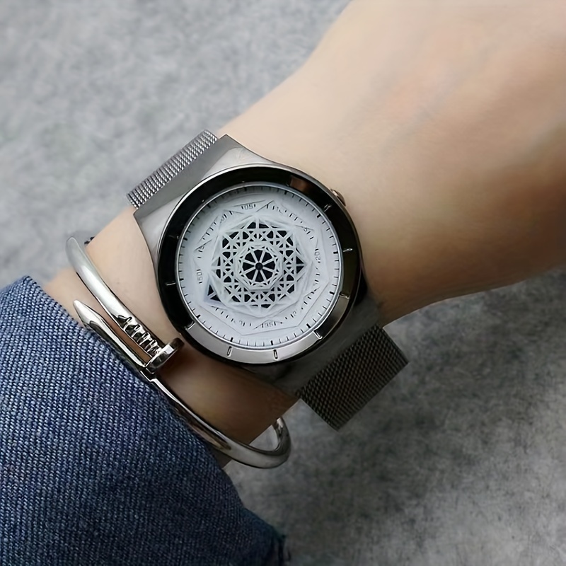 新しいコンセプトクリエイティブポイントレスブラックテクノロジ - Canvas Strap Watch のレビューと価格