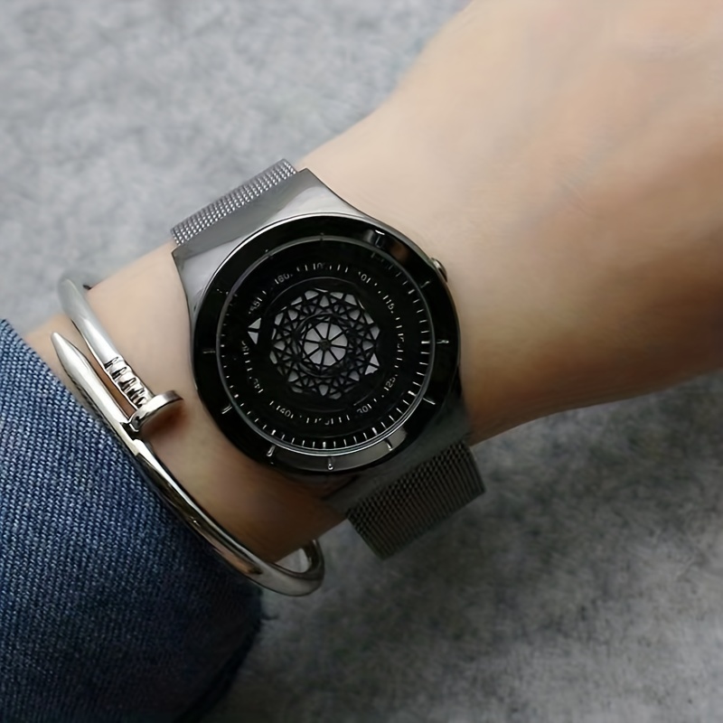 新しいコンセプトクリエイティブポイントレスブラックテクノロジ - Canvas Strap Watch のレビューと価格