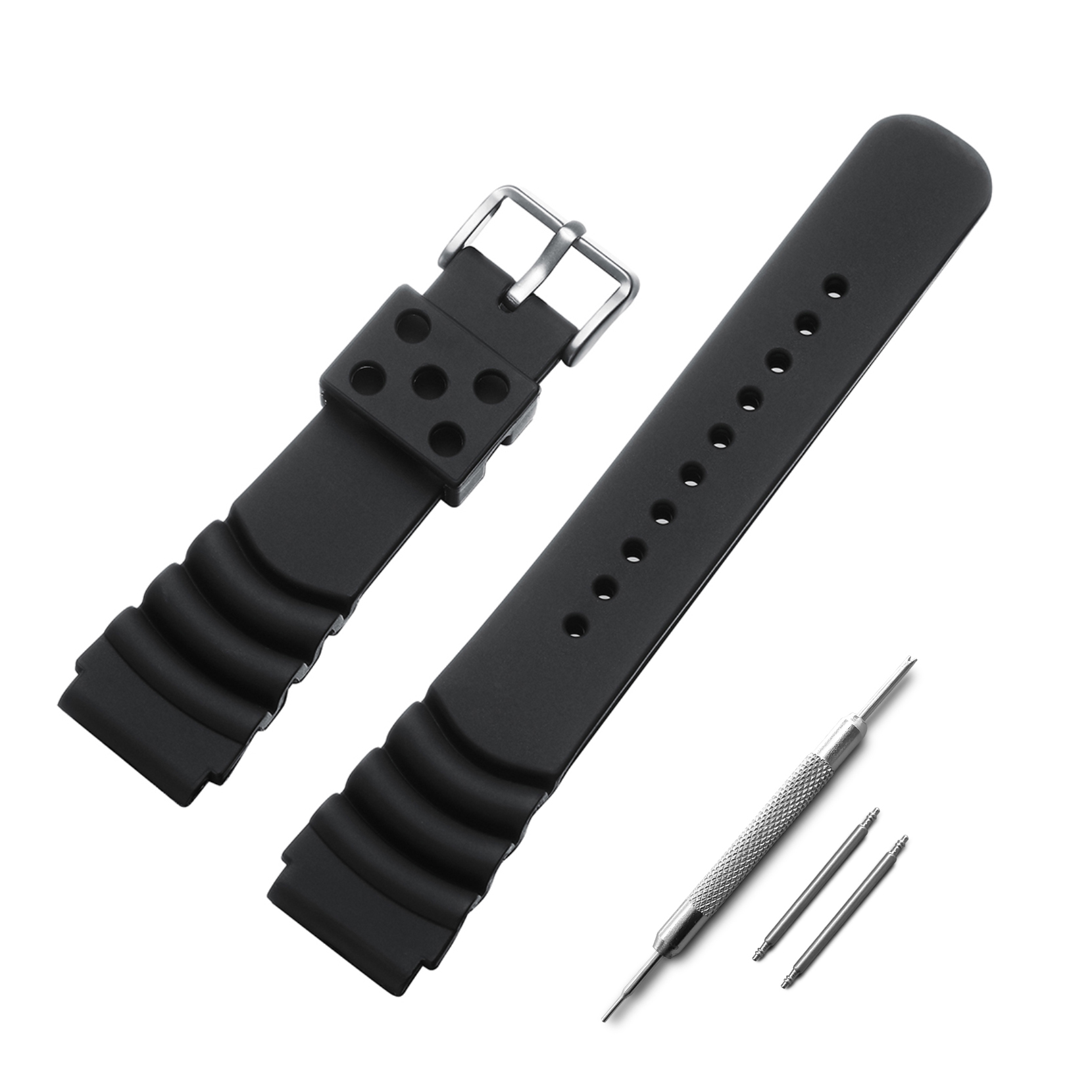 ADDIESDIVE 腕時計ストラップ 20mm 22mm  - Rubber Strap Diver のレビューと価格